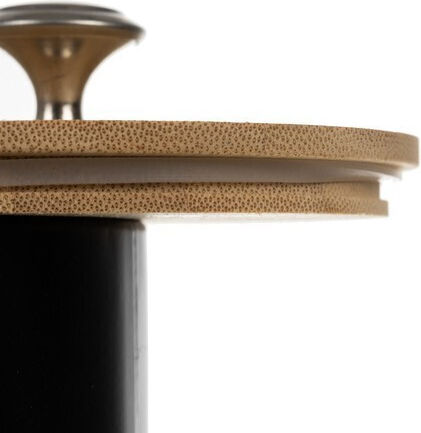 Set of 4 Coffee Sugar Pasta Cereal Jars with Metallic Black Lid 11x11x17cm 4 Pieces