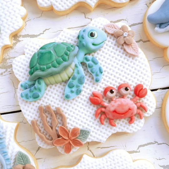 Silicone Mold Turtle & Crab Katy Sue