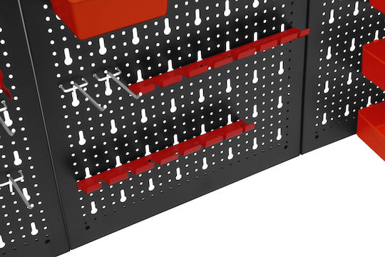 Kraft&Dele Дъска За Организация На Инструменти За Стена 120 X 60 См 18 Компонента Kd-11898