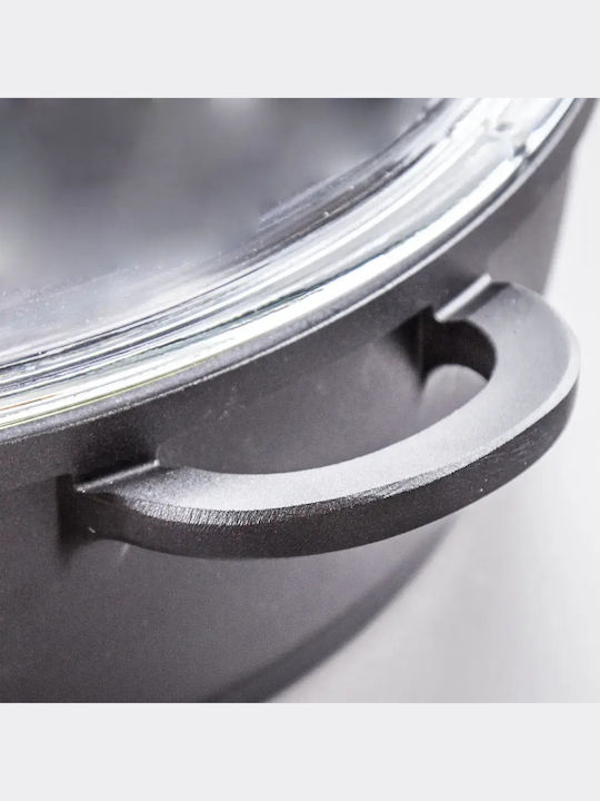 Ambition Ambition Aluminum Saganaki Pan with Lid Non-Stick Coating 28cm