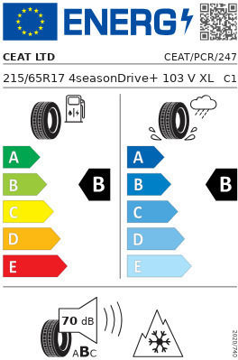 CEAT Drive 215/65R17 103V XL Λάστιχο 4 Εποχών Αυτοκινήτου