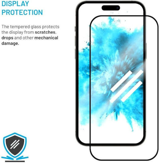 Fixed 2.5D Screen Protector Μαύρο (Redmi Note 14 4G / Redmi Note 14 5G / Poco M7 Pro)