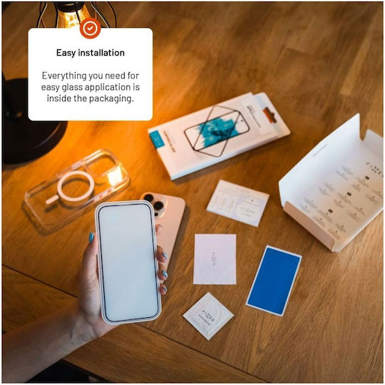 Fixed 2.5D Screen Protector Μαύρο (Redmi Note 14 4G / Redmi Note 14 5G / Poco M7 Pro)