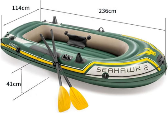 Inflatable Boat with Paddles & Pump 236x114cm