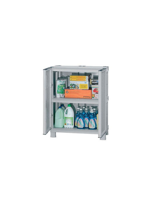 Doppelflügeliger Außenschrank aus Kunststoff 70x39x85cm