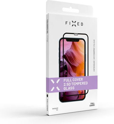 Fixed Tempered Glass Μαύρο (Apple Iphone 13/13 Pro/14)