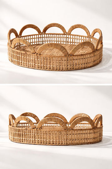 Kaemingk Decorative Round Tray 41x41x13cm