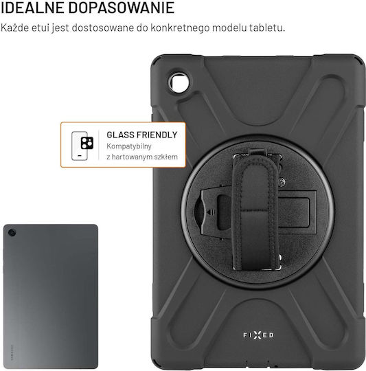 Fixed Издръжлив Калъф Стойка Fixed Здрав Etui Tab Калъф Samsung Galaxy Tab A11+ Черен