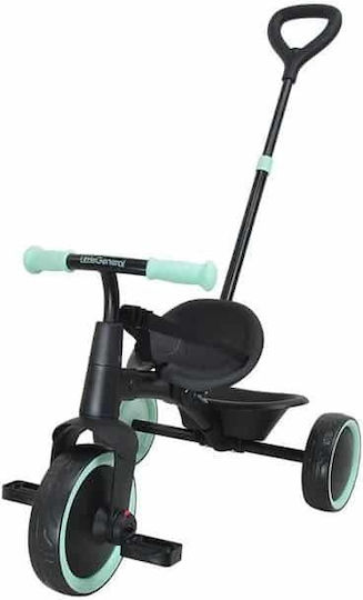 ToyMarkt Tricycle Bicycle with Parental Handle Black