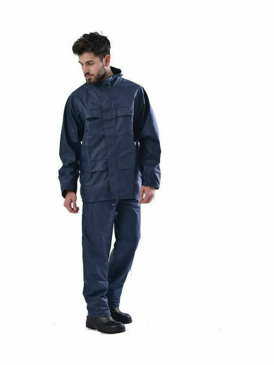 Waterproof Suit Blue Pu Ergon Waterproof Suit Blue Pu Ergon