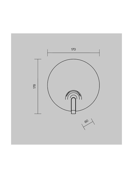 Maytoni Lampa De Perete Modernă Din Bronz