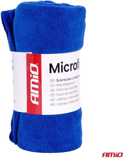AMiO Car Microfiber Cleaning Cloths for Interior Plastics - Dashboard 500gsm 40x30cm 20 Pieces