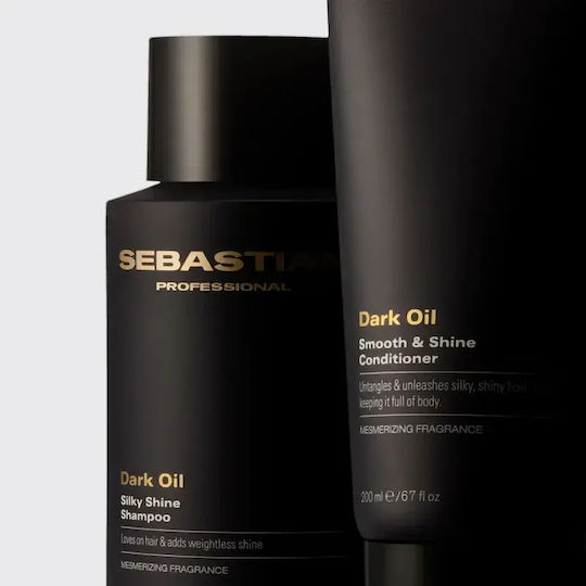 Sebastian Professional Dark Oil Set Kit De Călătorie Pentru Netezirea Și Înmuierea Părului