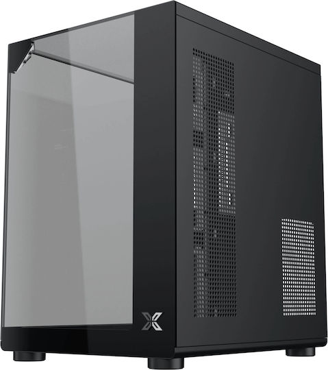 Xigmatek Aqua Compact Gaming Midi Tower Κουτί Υπολογιστή με Πλαϊνό Παράθυρο Μαύρο