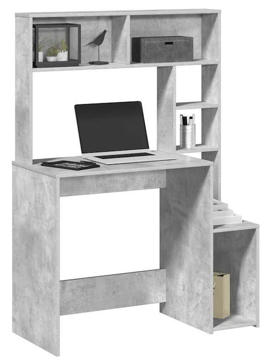 Computer Office Wooden Gray 100x45x140cm