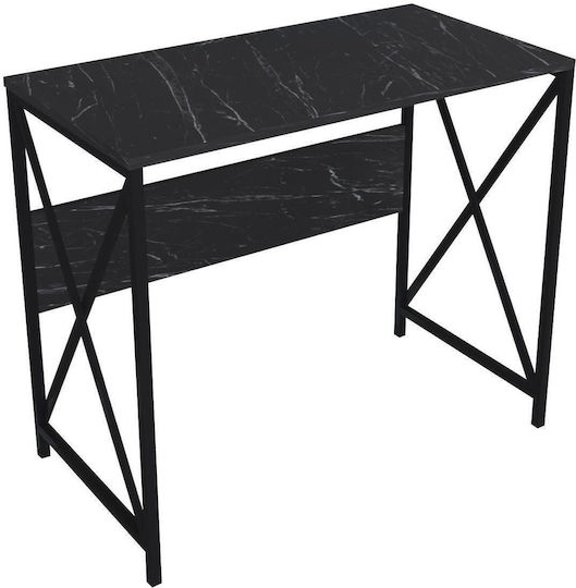 Γραφείο Casilda 75x90x45εκ. Μαύρο