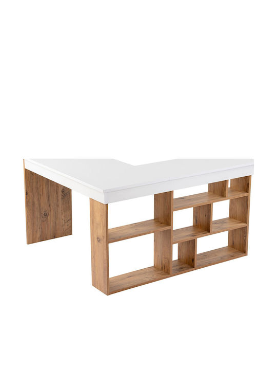 Домашно бюро Дървено White-pine 130x50x72бр
