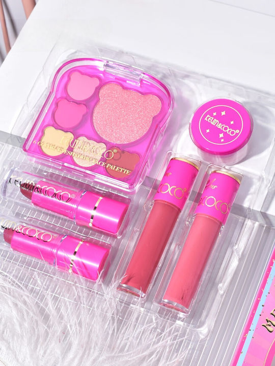 Set 6 Produse de Machiaj Kevin Coco Pink Bear 16.2 X 16 X 2.5 Cm Set 6 Produse de Machiaj Kevin Coco Pink Bear 16.2 X 16 X 2.5 Cm