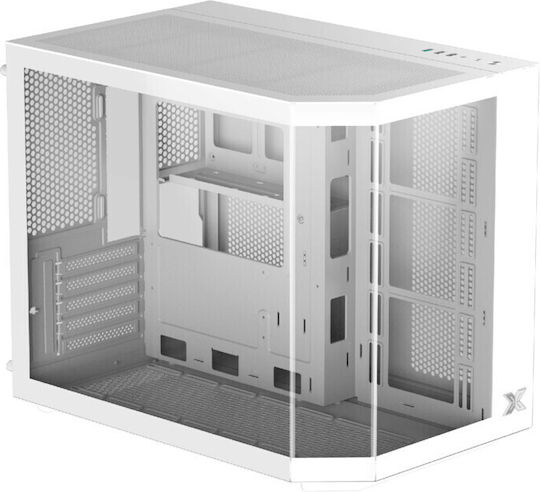 Xigmatek Cubi M Gaming Mini Tower Кутия За Компютър Със Страничен Прозорец И ARGB Осветление Сива