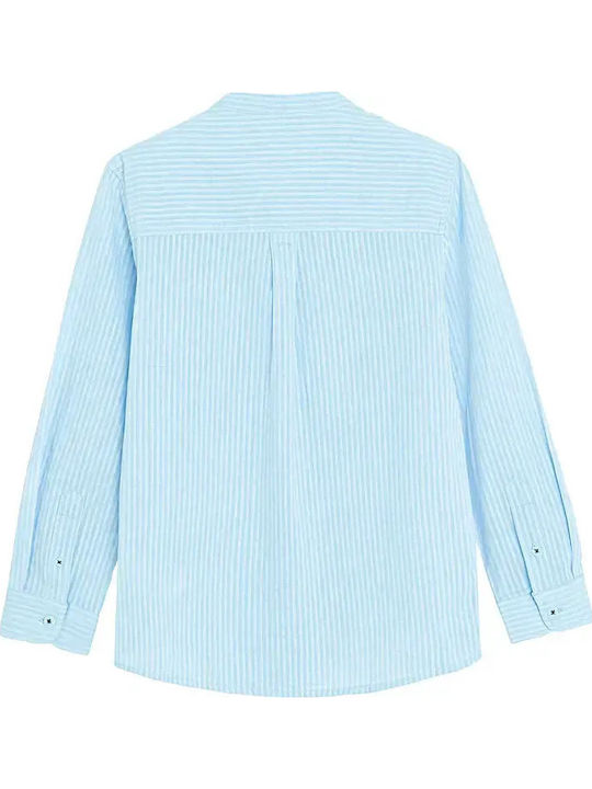Kids Long-Sleeved Shirt Blue