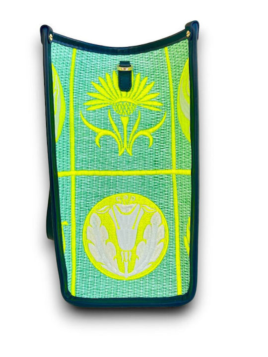 Straw Women's Shoulder Bag Green