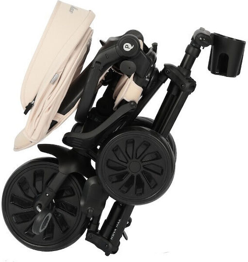 Q Play Nova Max Convertible with Parental Handle 6 in 1 for 10 Months Green