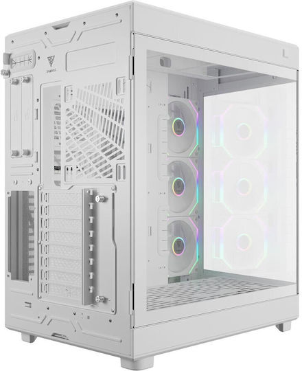 Gamdias Neso P1-Pro Gaming Full Tower Κουτί Υπολογιστή με ARGB Φωτισμό Λευκό