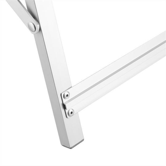 Nils Aluminium Campingmöbel Klapptisch 50x30x20cm Grau