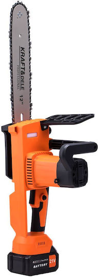 Kraft & Dele Motoferăstrău cu Baterie 2x4Ah 21V 5.5kg cu Lamă 30.48cm
