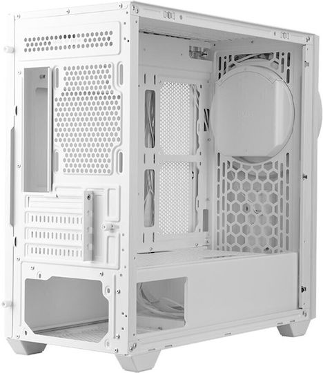Segotep Nexus 1 Gaming Mini Tower Κουτί Υπολογιστή με Πλαϊνό Παράθυρο Λευκό