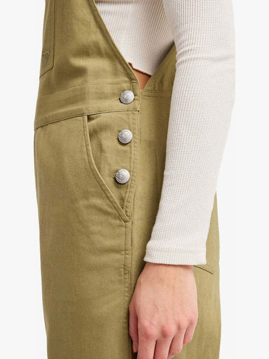Women's Dungarees Oil Green