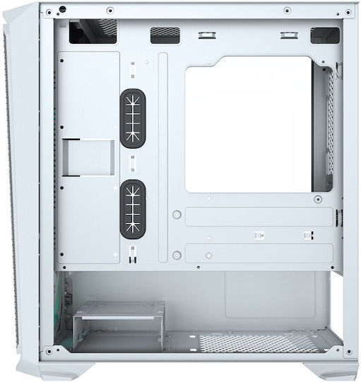 Aqirys Wezen Gaming Mini Tower Κουτί Υπολογιστή με Πλαϊνό Παράθυρο και ARGB Φωτισμό Λευκό