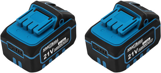 Kraft & Dele KD3355 Battery Drill Driver 21V 2x2Ah