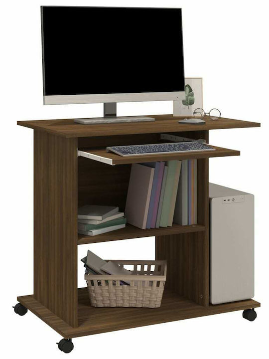 Computer Office Wooden Brown 80x50x75cm
