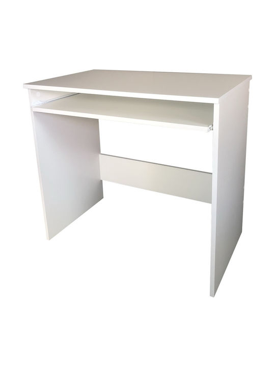 Birou Ivett Din Lemn Alb 80x48x73 cm