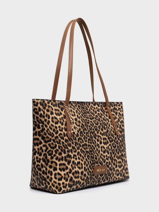 Zuma Women's Shopper Bag Brown Leopard