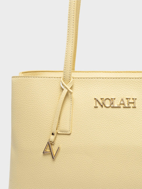 Valia Damen Schultertasche Gelbe