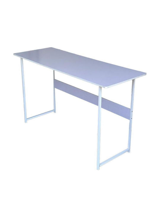 Schreibtisch Holz Lilac with White Frame mit Metallbeinen 100x45x72cm