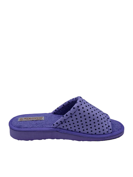Terry Winter Women's Slippers Lilac