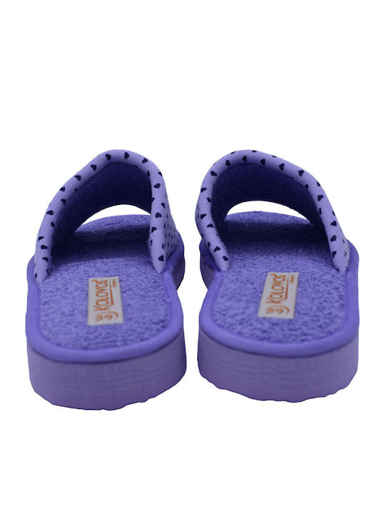 Terry Winter Women's Slippers Lilac