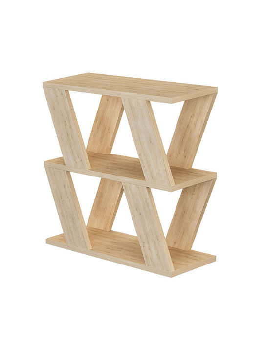 Ortogonio Beistelltisch Lazena Holzbeige M60xB22xH57cm