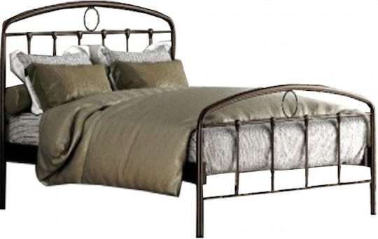 Basic Κρεβάτι Υπέρδιπλο για Στρώμα 160x200cm Καφέ Basic Κρεβάτι Υπέρδιπλο για Στρώμα 160x200cm Καφέ