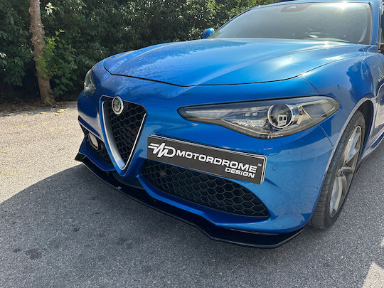 Motordrome Spoiler Αυτοκινήτου Μπροστά Συμβατό με Alfa Romeo Giulia