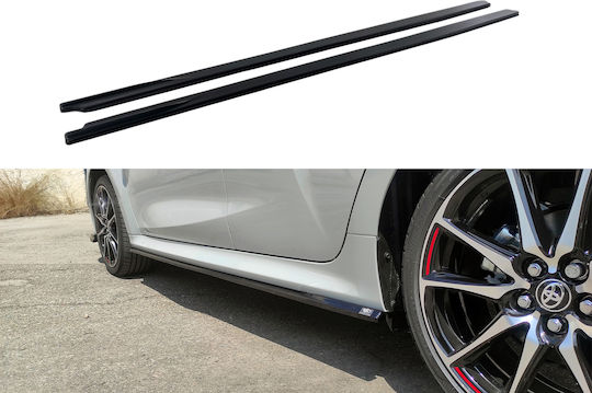 Motordrome Εξωτερικά Μαρσπιέ για Toyota Yaris MK4 5D 2021+ 2τμχ Πλαστικά