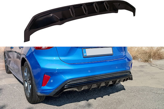 Motordrome Diffusor Auto Rückseite Kompatibel mit Ford Schwerpunkt Mk4 ST-Line 2018-2022