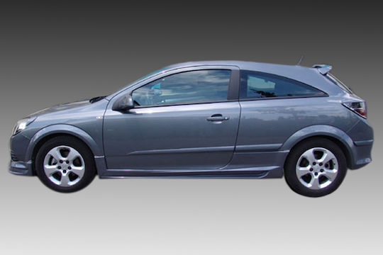 Motordrome Door Sill Car Sideways Compatible with Opel Astra H 3D