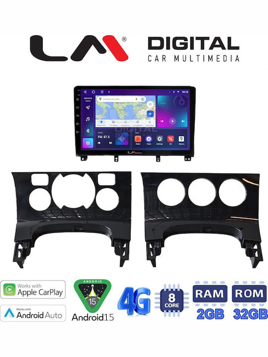 LM Digital Car Audio System for Peugeot 206 / 3008 2016 (Bluetooth/USB/WiFi/GPS/Apple-Carplay/Android-Auto)