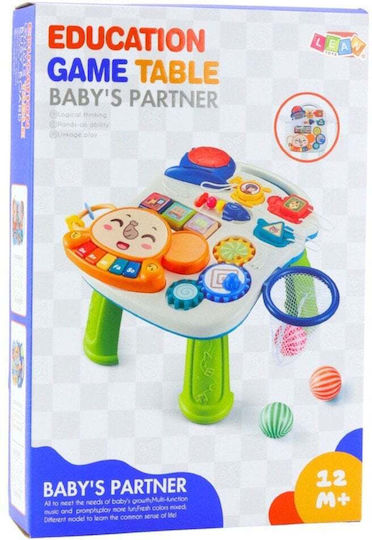 Lean Toys Baby Activity Toy Interactive Educational Table with Lights and Sounds