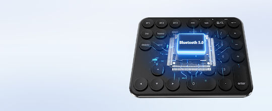 iClever IC-KP11 Tastatură Numerică Fără Fir Bluetooth Gri
