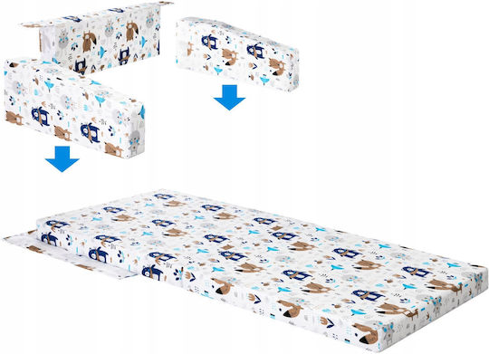 BabyMix Βρεφικό Μαξιλάρι Μείωσης Χώρου Bear And Fox